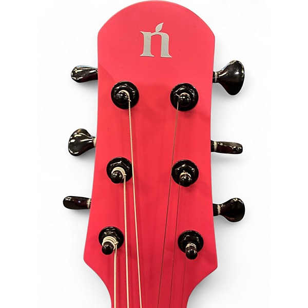 Used Natasha Nebula Pink Solid Body Electric Guitar