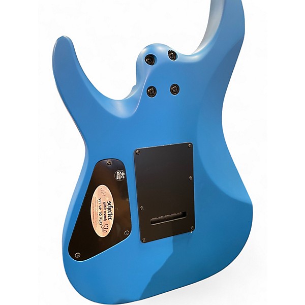 Used Schecter Guitar Research AARON MARSHALL AM-6 ROYAL SAPPHIRE Solid Body Electric Guitar