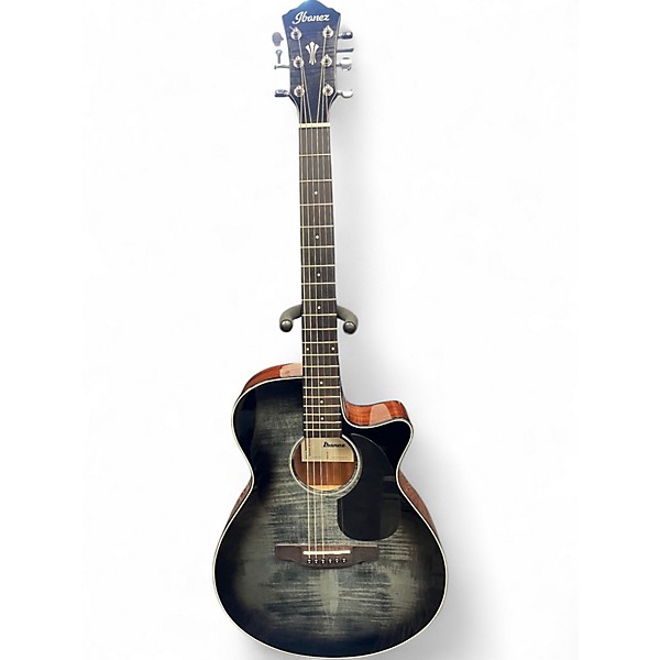 Used Ibanez Aeg70-tch Charcoal burst Acoustic Electric Guitar