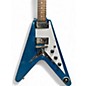 Used Epiphone FLYING V BLUE SPARKLE Solid Body Electric Guitar thumbnail