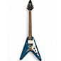 Used Epiphone FLYING V BLUE SPARKLE Solid Body Electric Guitar