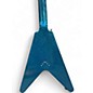 Used Epiphone FLYING V BLUE SPARKLE Solid Body Electric Guitar