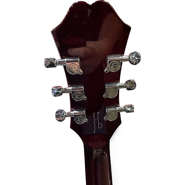 Used Epiphone Noel Gallagher Riviera Cherry Hollow Body Electric Guitar