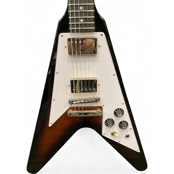 Used Epiphone FLYING V 70S Tobacco Sunburst Solid Body Electric Guitar