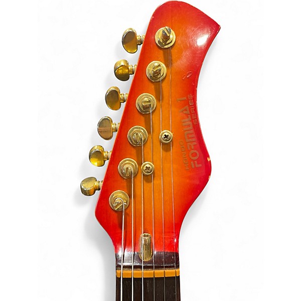 Used Hondo  Formula 1 Series Heritage Cherry Solid Body Electric Guitar