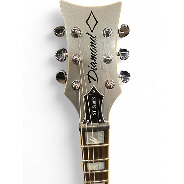 Used Diamond BOLERO ST SILVER PEARL Solid Body Electric Guitar