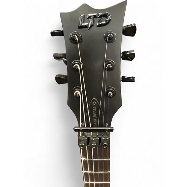 Used ESP LTD BLACK METAL SHADOW BLACK Solid Body Electric Guitar