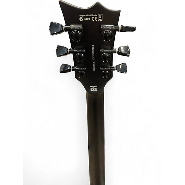 Used ESP LTD BLACK METAL SHADOW BLACK Solid Body Electric Guitar