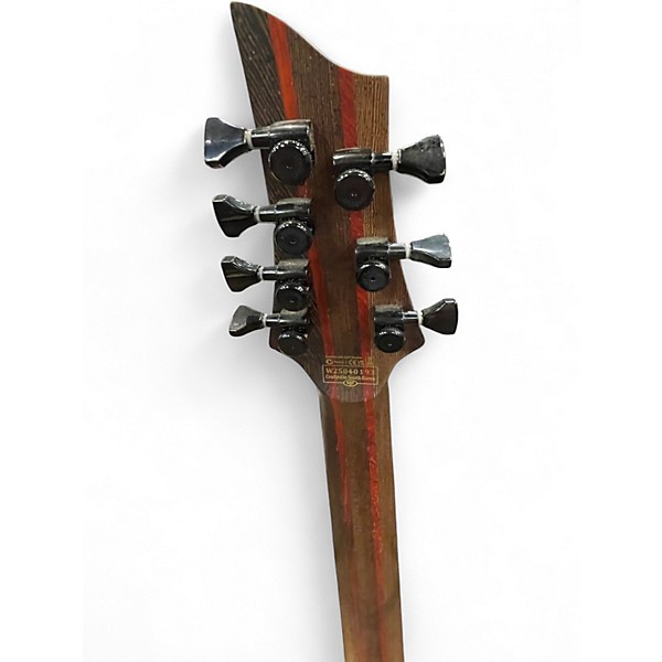 Used Schecter Guitar Research TAO-7 JOHN BROWNE LH OZONE BURST Solid Body Electric Guitar