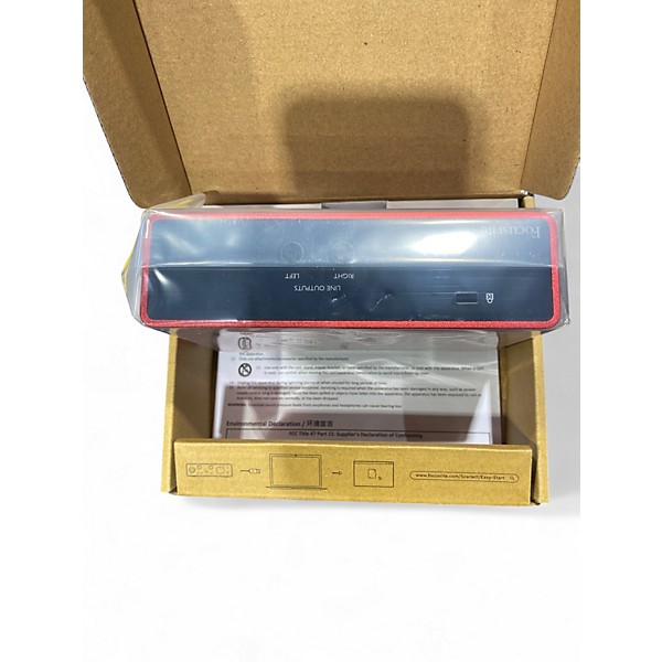 Used Focusrite Scarlett Solo Gen 3 Audio Interface
