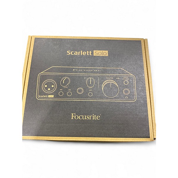 Used Focusrite Scarlett Solo Gen 3 Audio Interface