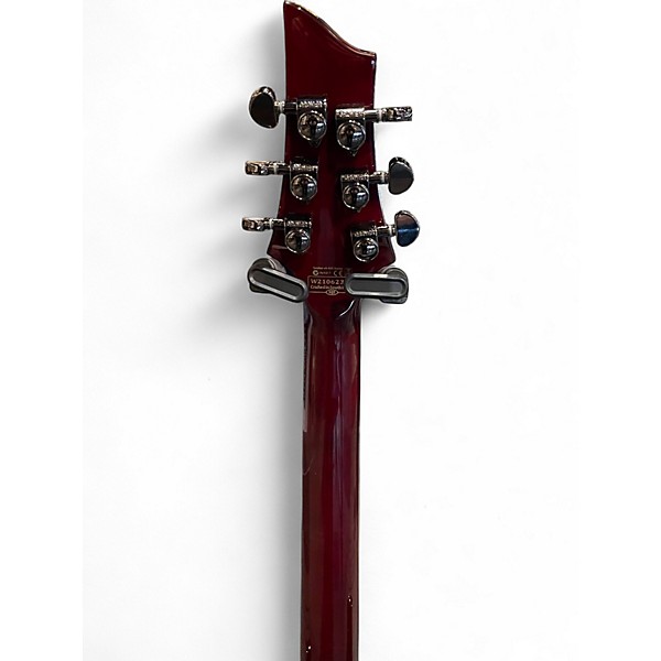 Used Schecter Guitar Research Hellraiser C1 Floyd Rose Crimson Red Burst Solid Body Electric Guitar