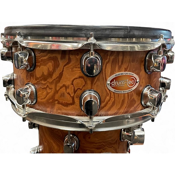 Used Drum-tec  Pro-S Series Walnut Shell Pack Electric Drum Set