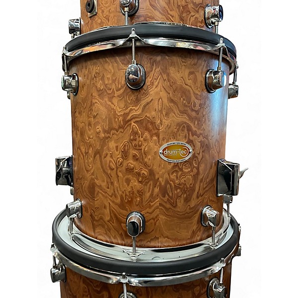 Used Drum-tec  Pro-S Series Walnut Shell Pack Electric Drum Set