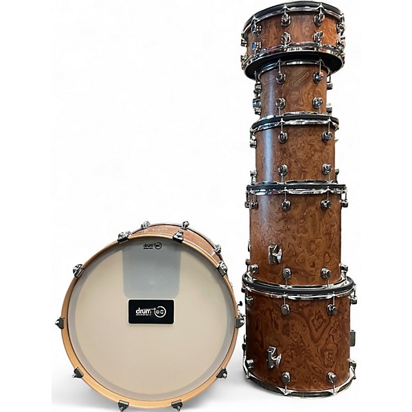 Used Drum-tec  Pro-S Series Walnut Shell Pack Electric Drum Set