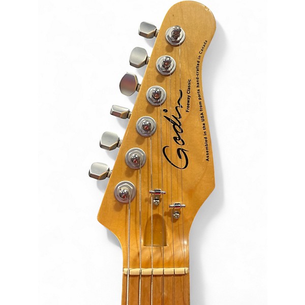 Used Godin Freeway Classic Burgundy Solid Body Electric Guitar