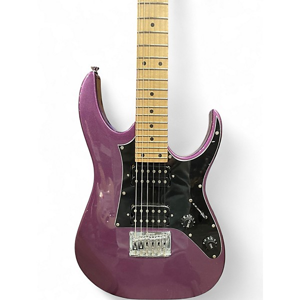 Used Ibanez MIKRO Purple Solid Body Electric Guitar