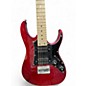 Used Ibanez MIKRO 6 STRING  Candy Apple Red Solid Body Electric Guitar