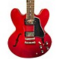 Used Epiphone ES335 WITH GIBSON PICKUPS RED Hollow Body Electric Guitar