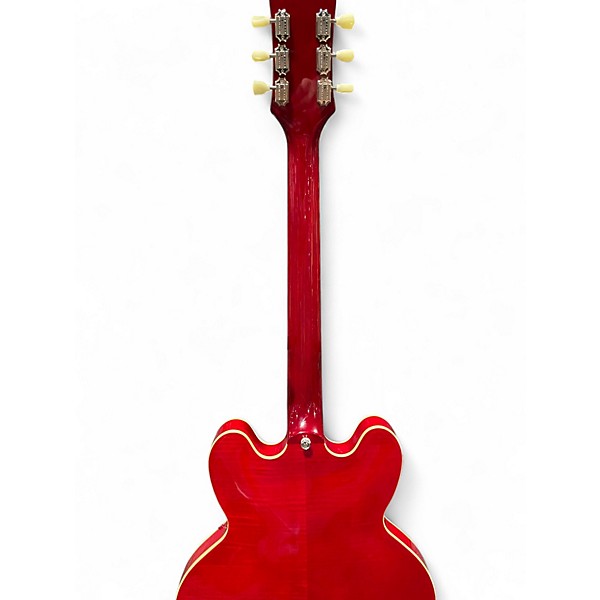 Used Epiphone ES335 WITH GIBSON PICKUPS RED Hollow Body Electric Guitar