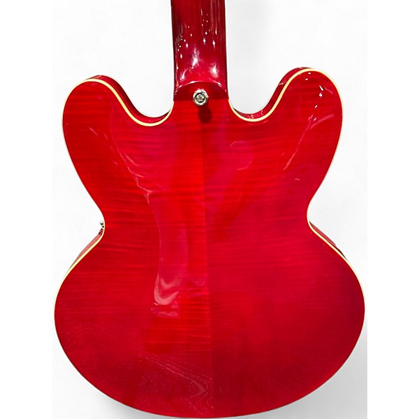 Used Epiphone ES335 WITH GIBSON PICKUPS RED Hollow Body Electric Guitar