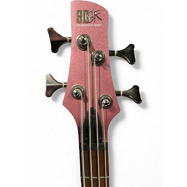 Used Ibanez SR300 Pink Electric Bass Guitar