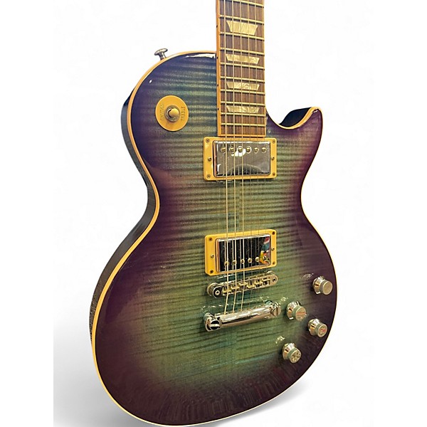 Used 2017 Gibson Les Paul Standard Turquoise Blue Burst Solid Body Electric Guitar