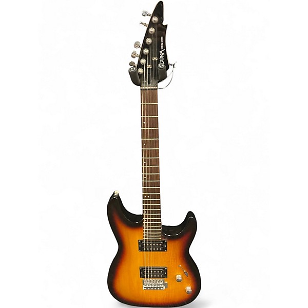 Used Laguna LE300 2 Color Sunburst Solid Body Electric Guitar