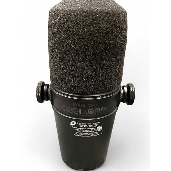 Used Shure MV7+ USB Microphone