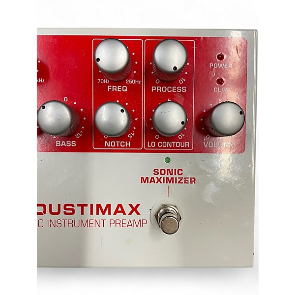 Used BBE Acoustimax Sonic Maximizer/Preamp Pedal Guitar Preamp