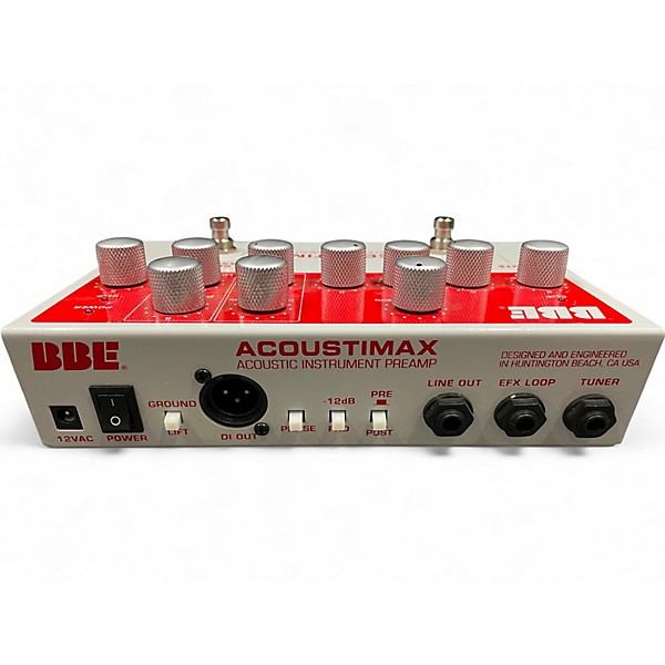 Used BBE Acoustimax Sonic Maximizer/Preamp Pedal Guitar Preamp
