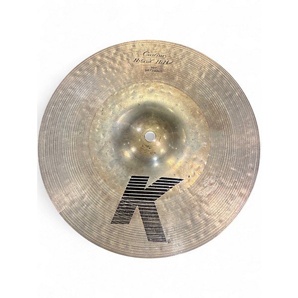 Used Zildjian 13in K Custom Hybrid Hi Hat Pair Cymbal