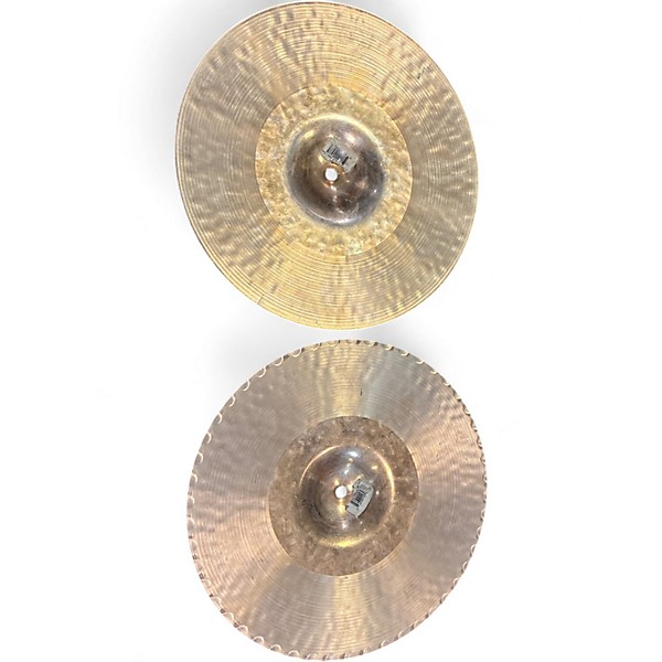 Used Zildjian 13in K Custom Hybrid Hi Hat Pair Cymbal