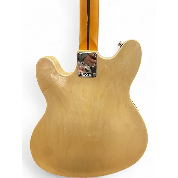 Used Squier Classic Vibe Starcaster Natural Hollow Body Electric Guitar