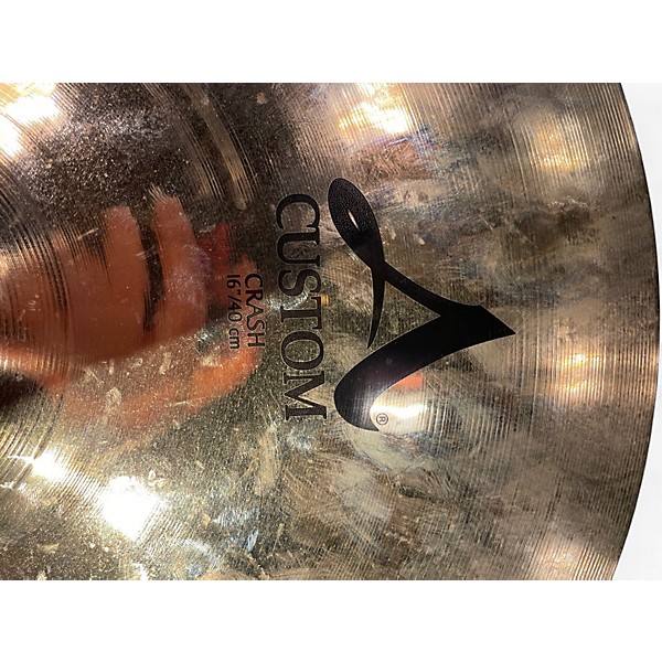 Used Zildjian 16in A Custom Crash Cymbal