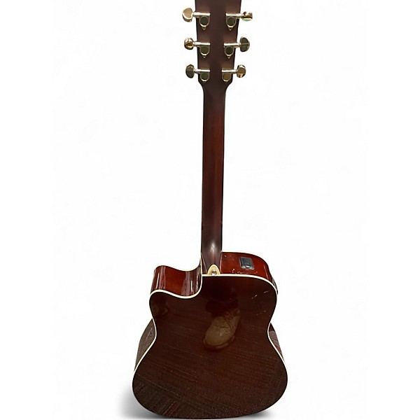 Used Yamaha FX335C 2 Tone Sunburst Acoustic Electric Guitar