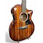 Used Taylor 224CEKDLX shaded edge burst Acoustic Electric Guitar