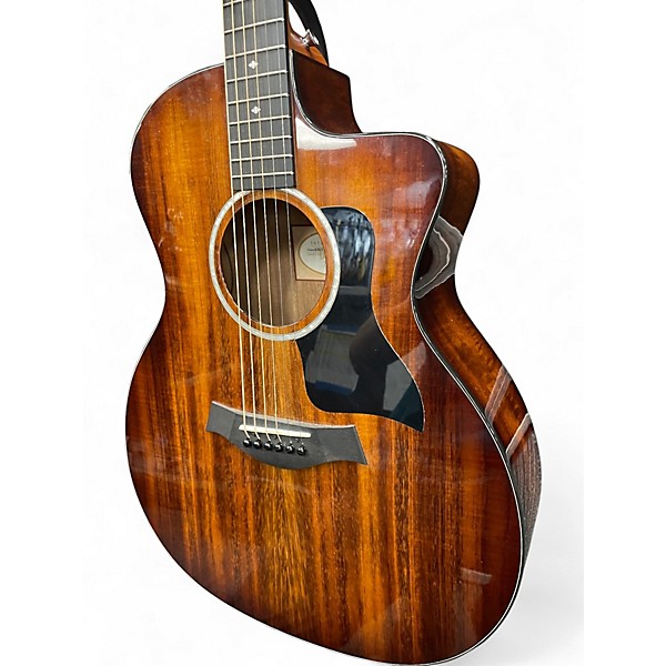 Used Taylor 224CEKDLX shaded edge burst Acoustic Electric Guitar