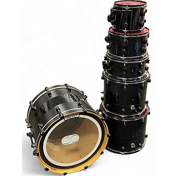 Used PDP by DW 6 Piece 805 Series Satin Black Drum Kit