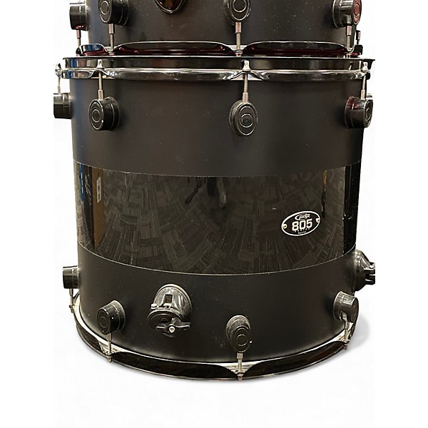 Used PDP by DW 6 Piece 805 Series Satin Black Drum Kit