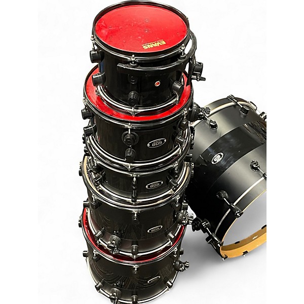 Used PDP by DW 6 Piece 805 Series Satin Black Drum Kit