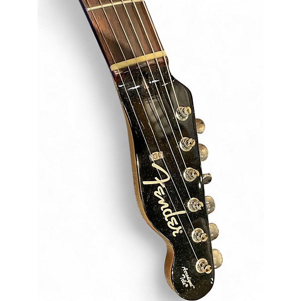 Used Fender Aerodyne Telecaster Black Solid Body Electric Guitar