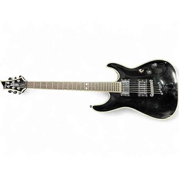 Used Schecter Guitar Research C-1 ELITE BLACK Solid Body Electric Guitar