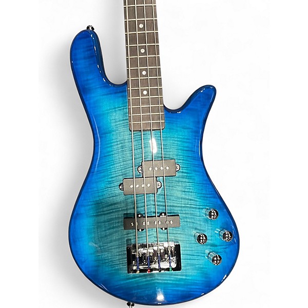 Used Spector Legend 4 Standard Blue Stain Electric Bass Guitar