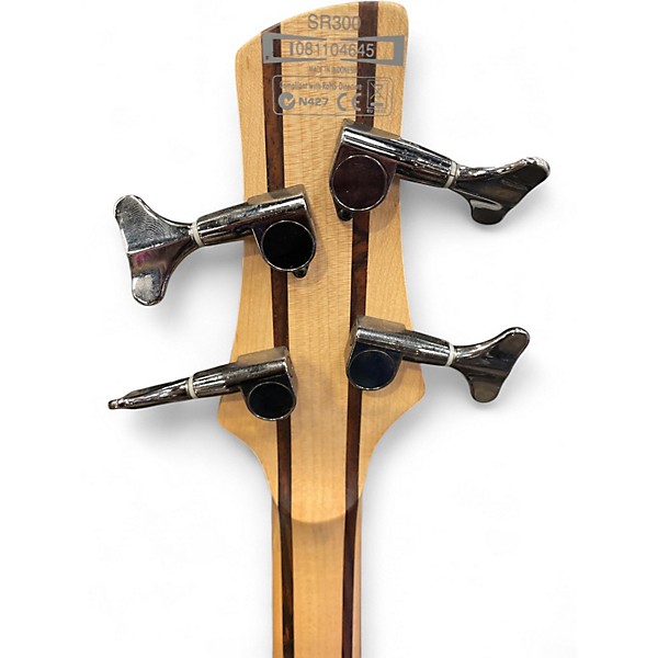 Used Ibanez SR300 Black Electric Bass Guitar