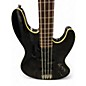 Used Fender Aerodyne Jazz Bass Black Electric Bass Guitar