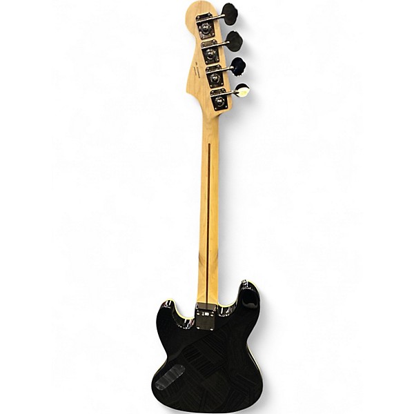 Used Fender Aerodyne Jazz Bass Black Electric Bass Guitar