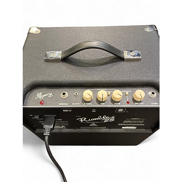 Used Fender Rumble 25 25W 1x10 Bass Combo Amp