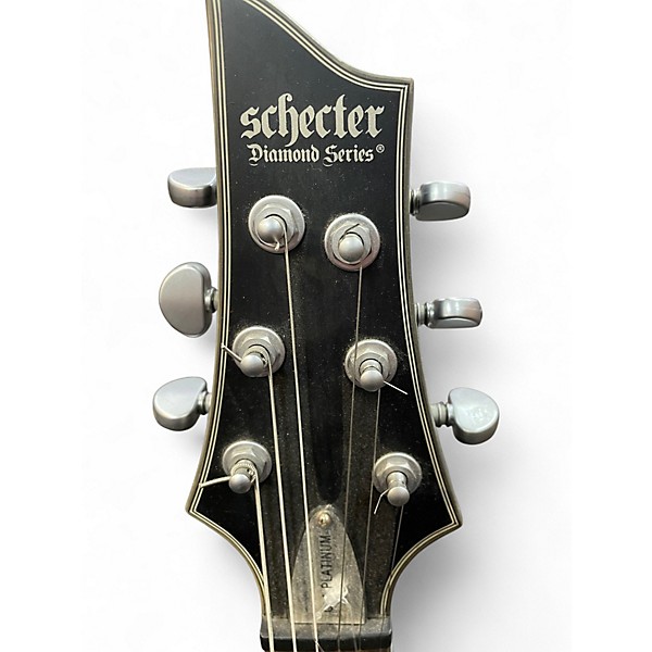 Used Schecter Guitar Research C1 Platinum Black Solid Body Electric Guitar