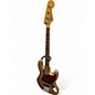 Used Fender Vintera 60s Jazz Bass Aztec Gold Electric Bass Guitar thumbnail
